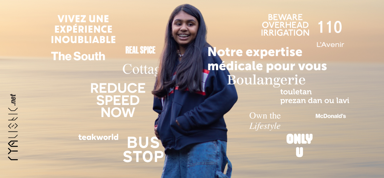 Exploring Fonts around me.